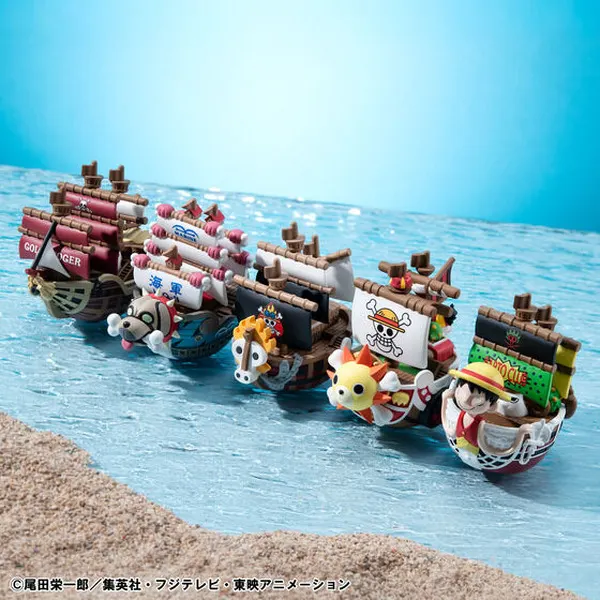 'One Piece' Wobbly Ship Figures Return With Vol. 3 Set