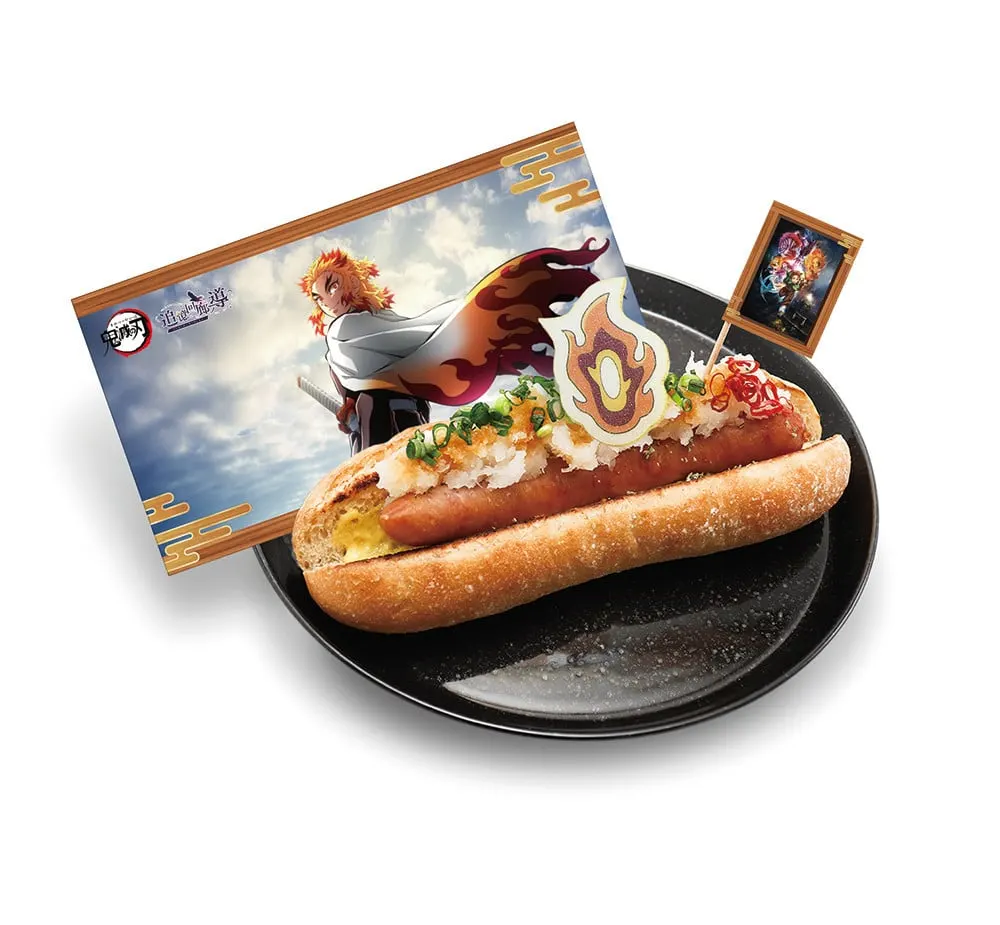 Demon Slayer Pop-Up Has a 'Set Your Heart Ablaze' Hot Dog