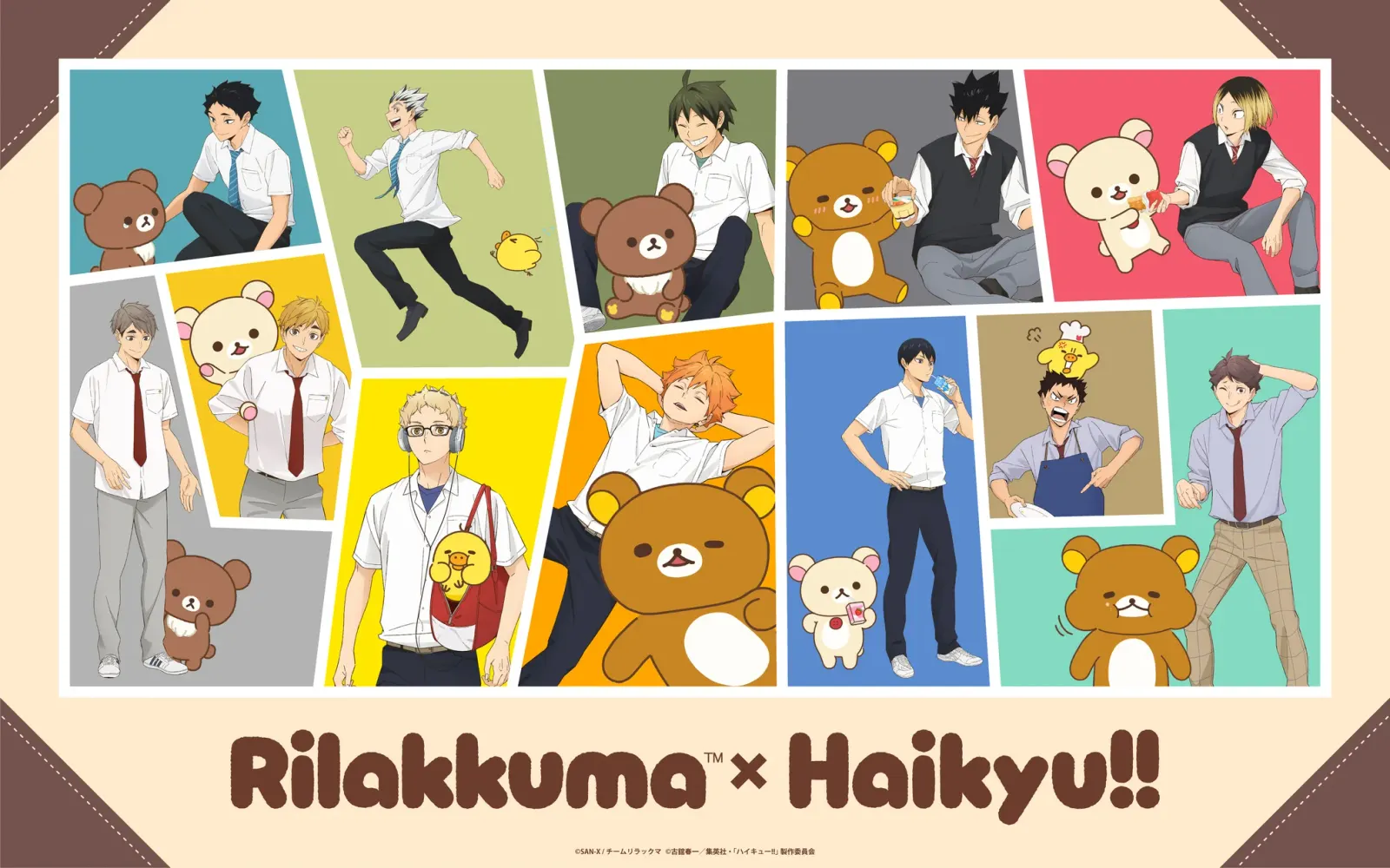 Rilakkuma x Haikyu!! Pop-Up Adds 21 Hanging Plush Toys