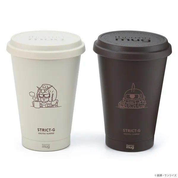 STRICT-G Turns Gundam and Char's Zaku II Into Tumblers