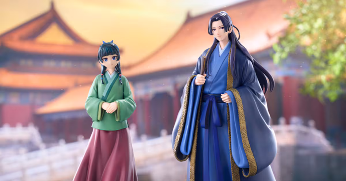 Las figuras OSHI WORKS de Kotobukiya unen a Maomao y Jinshi como pareja