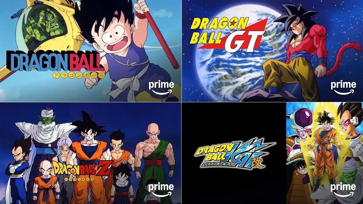 All 'Dragon Ball' TV Anime Now on Prime Video Japan