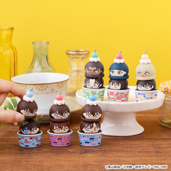 Detective Conan Gets Stackable Ice Cream Figures With 6 Pairs