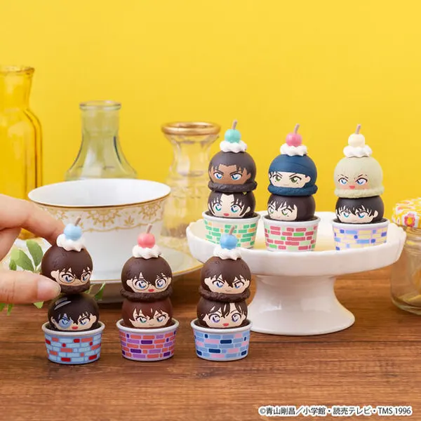 Detective Conan Gets Stackable Ice Cream Figures With 6 Pairs