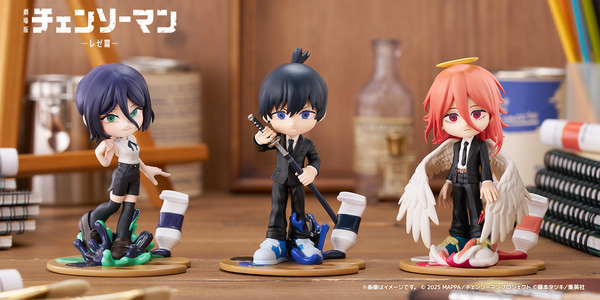 Chainsaw Man Reze Arc recibe figuras PalVerse al estilo cartoon