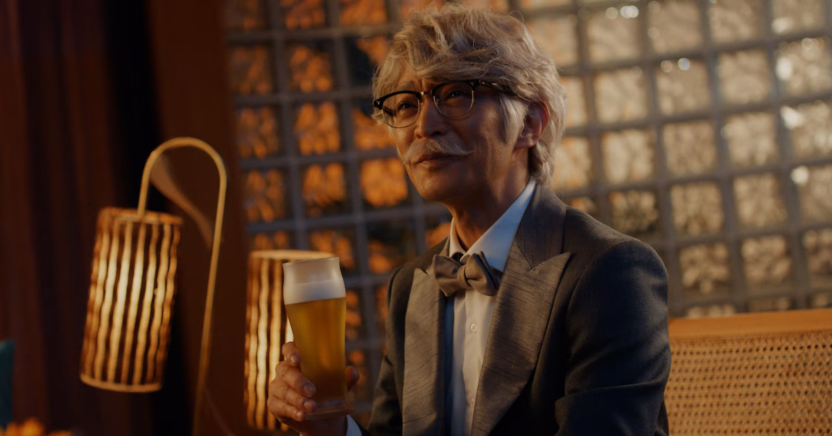 Kenjiro Tsuda Returns in Chibi Maruko-chan Beer CM Sequel